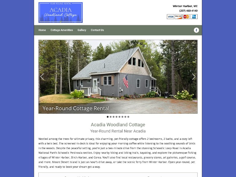 Acadia Woodland Cottage