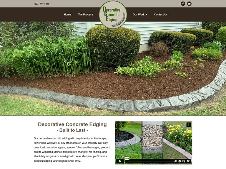 Decorative Concrete Edging