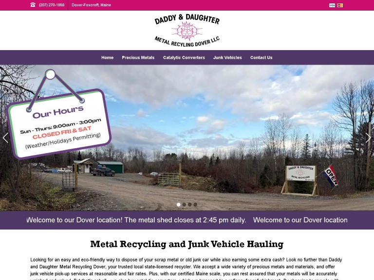 Daddy and Daughter Metal Recycling Dover