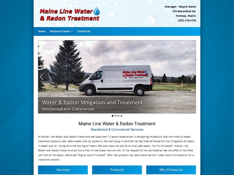 Maine Line Water & Radon Treatment